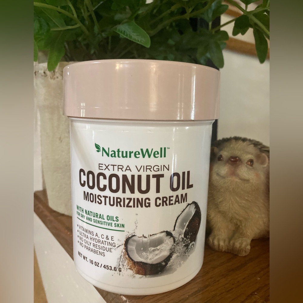 NEW NatureWell Coconut Oil Moisturizing Cream - 16 ounce jar